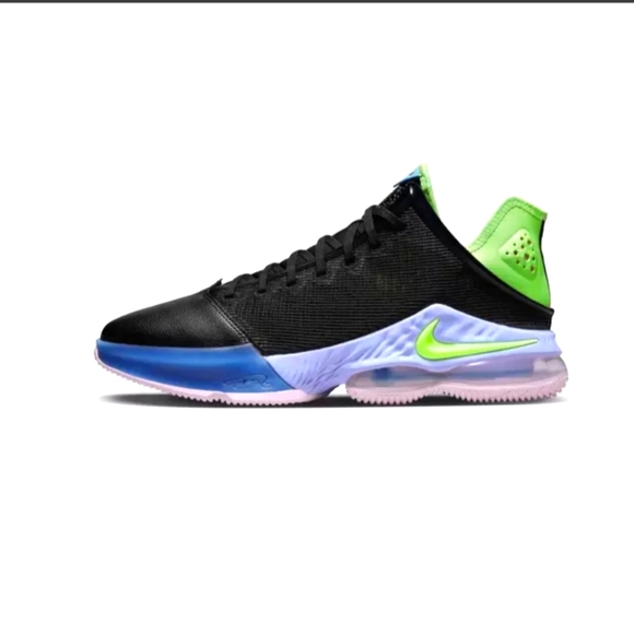 Nike Lebron 19 low size 11 black, purple pulse, pink foam, ghost green - Picture 6 of 16